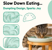 Slow Feeder Bowl for Cats and Small Dogs - Green / 6.3''W x 5''H - image 4