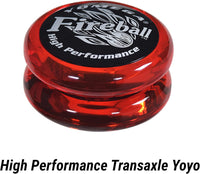 Yomega Fireball YoYo -HIGH Performance Responsive Transaxle Yoyo - Red/Black - image 2
