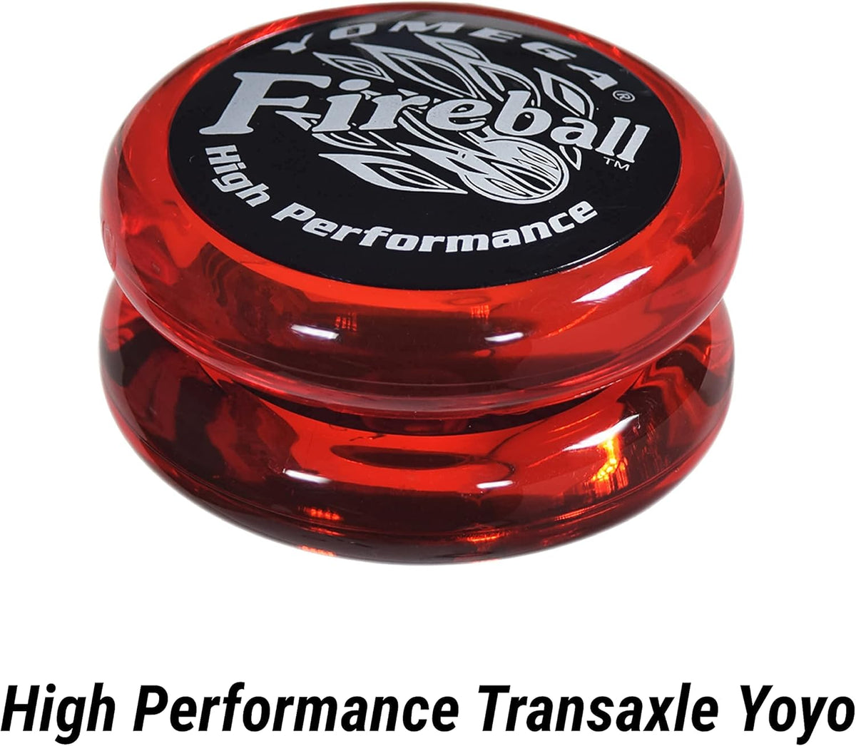 Yomega Fireball YoYo -HIGH Performance Responsive Transaxle Yoyo - Red/Black - image 2
