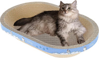 Cat Scratcher Bed 23.6x14.9” Extra Large Cardboard Cat Scratching Bed – Essentials for Cats - 1PC-23.6 x 14.9 x 3.9 inches