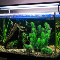 MyLifeUNIT Aquarium Plants, Artificial Aquarium Decorations for Fish Tank Decor, Pack of 4