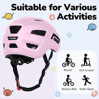 OUWOER toddler and kids bike helmet with vents and adjustable dial - view 13