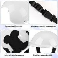 Frienda Dog Helmet and Goggles - M / White - image 3