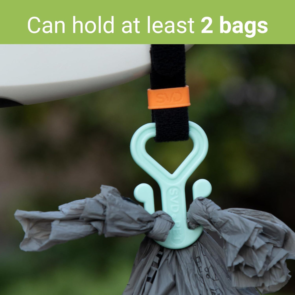 SVD.PET Dog Poop Bag Holder, Waste Bag Holder - 2 Count (Pack of 1) / Spearmint - image 3