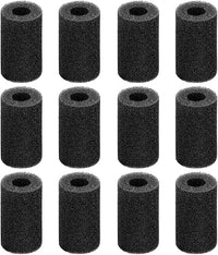 AQUANEAT 12-Pack Pre-Filter Sponge for Aquarium Shrimp Fry Fish Tank Filter Intake 0.4 Inch, Replacement Foam Cover