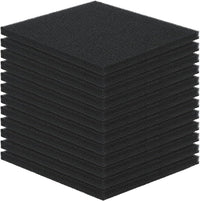 Pawfly 4 Pack Aquarium Bio Sponge Filter Media Pad - 12 Pack（30 PPI）