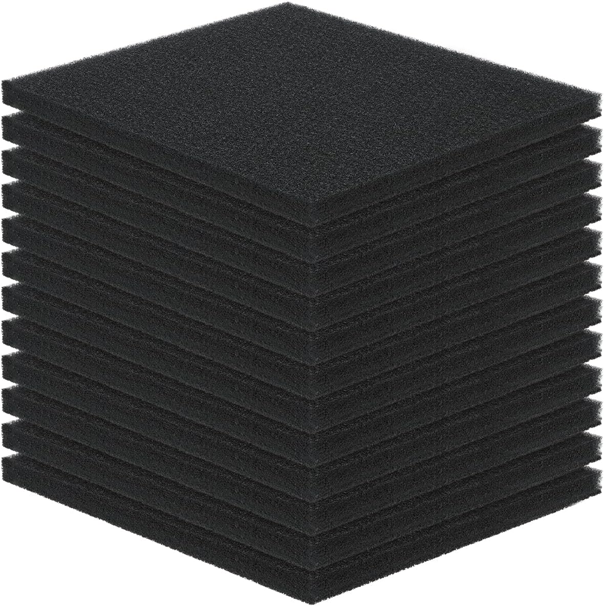 Pawfly 4 Pack Aquarium Bio Sponge Filter Media Pad - 12 Pack（30 PPI）