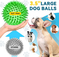 Squeaky Balls for Pet Small Puppy - Large Set of 6 / Multi - image 2