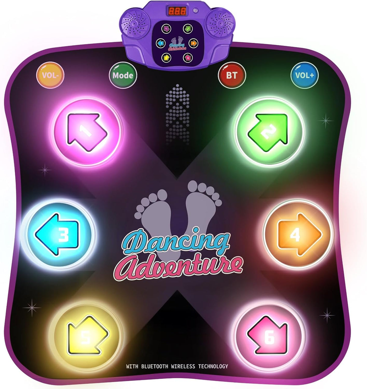 Dance Mat Toys with Bluetooth - 6 keys