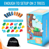 Hyponix Ninja Tree Climbing Kit for Kids - Black - Monkey Tree Climbers 2.0 - image 4