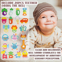 Cocurb 30 PCs High Contrast Baby Toy Gift Set for Infants Rattles – Fun for Kids & Family - image 4