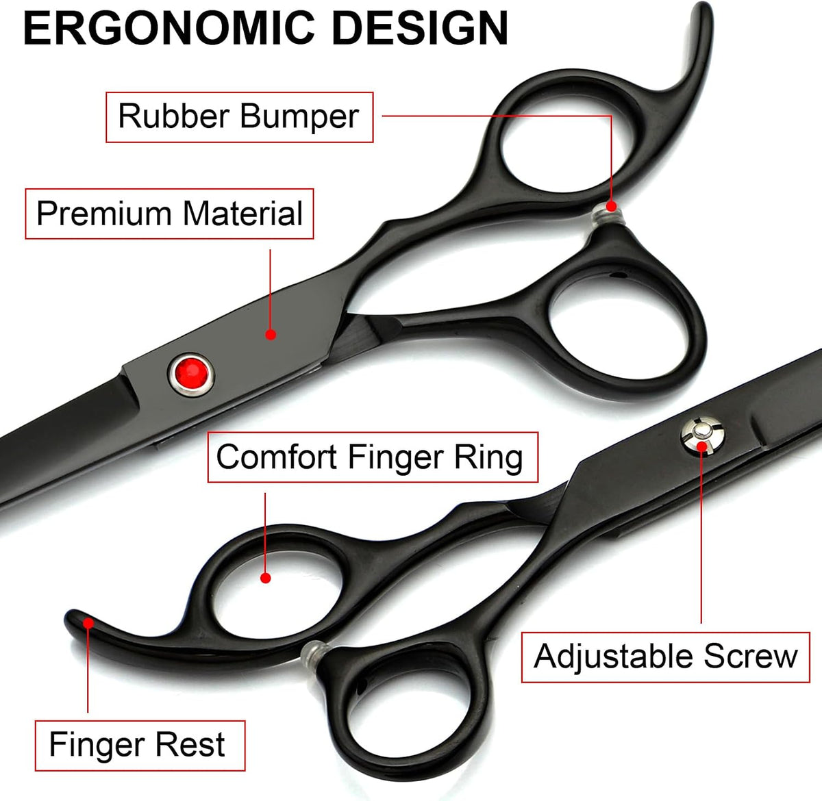 TINMARDA Dog Grooming Kit - Black / 4 Piece - image 3