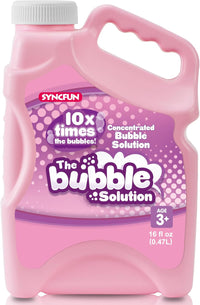 SYNCFUN 16 oz Bubble Solution Refills - Pink / 16 Oz