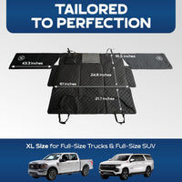 Back Seat Extender for Dogs, As Seen on Shark Tank - Black / XL - Full-Size Trucks - image 3