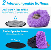 Paw Inspired Furr-O Burrowing Pet Bed Enrichment, Removable Base - Purple - image 3