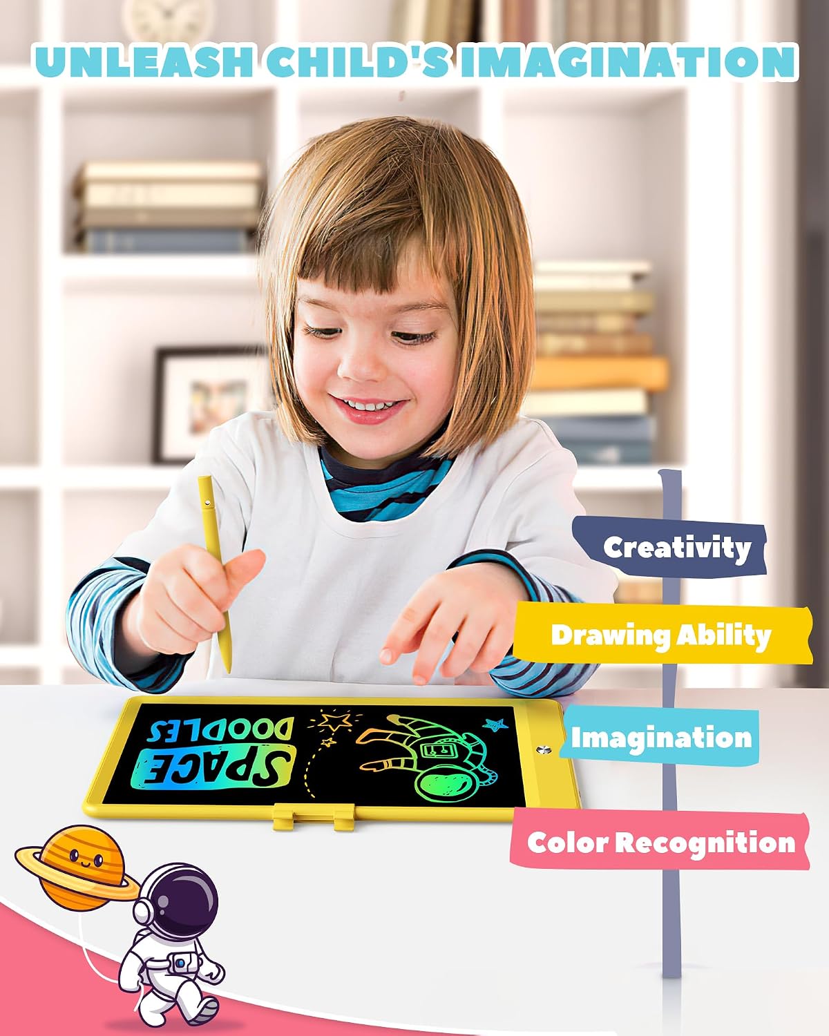 ORSEN LCD Writing Tablet 10 Inch - Yellow / 10 Inch - image 2