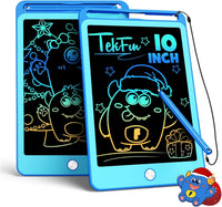 TEKFUN 3 Pack LCD Writing Tablet for Kids, Educational Kids - Blue+blue / 10 inch / 2