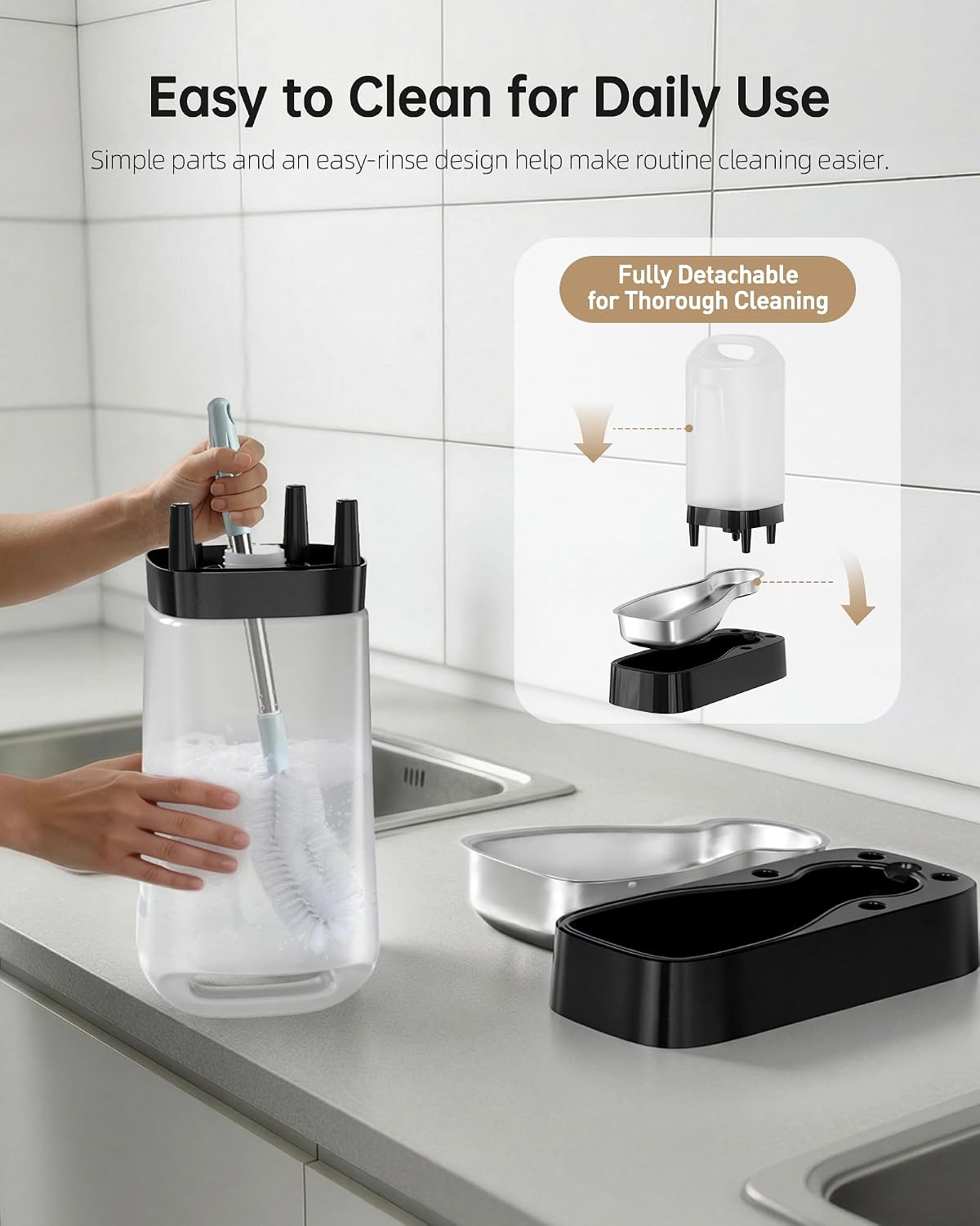 Automatic Dog Water Bowl Dispenser - D2416B-1 - image 4