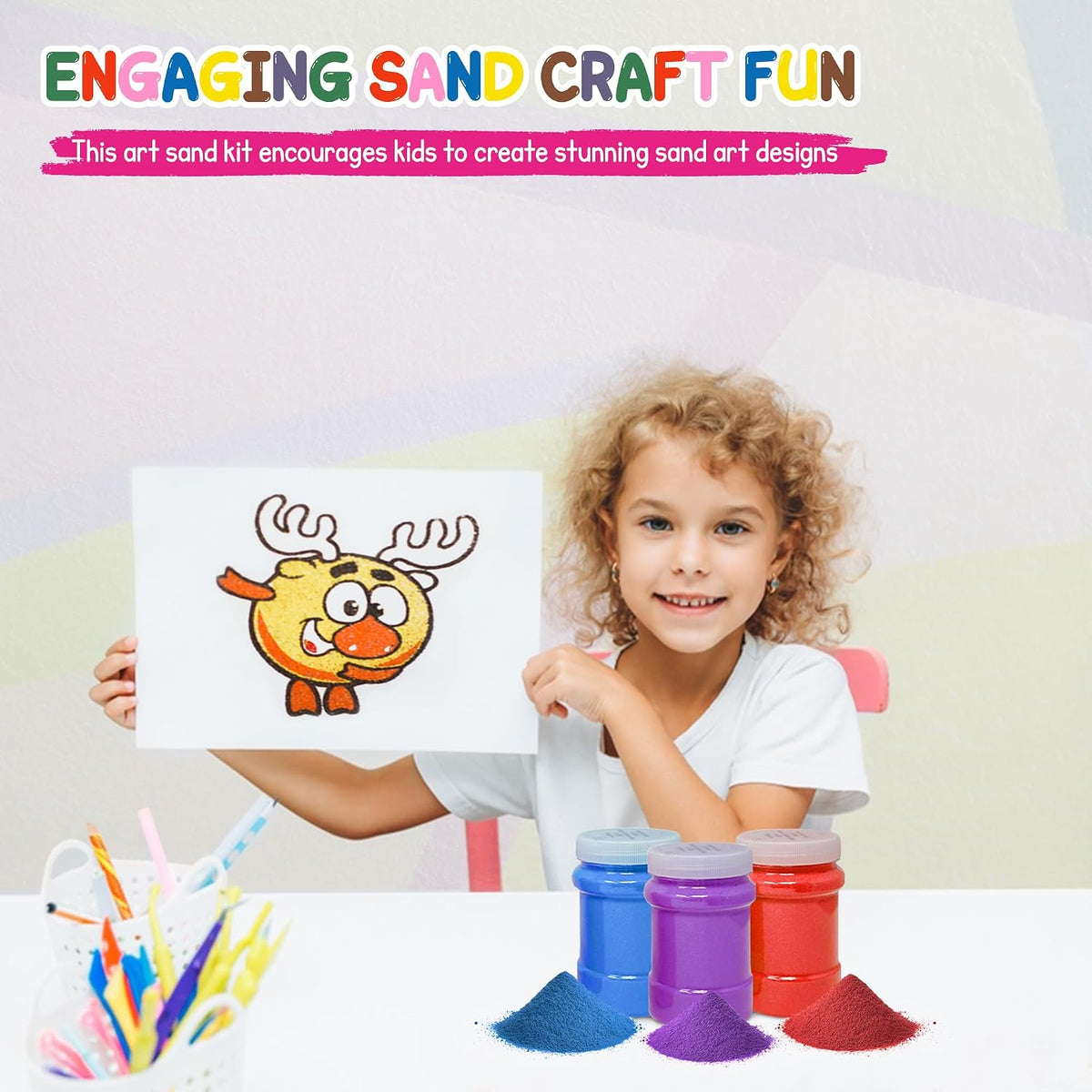 16.5 Lb Colored Sand for Crafts - image 2