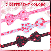 Halloween Cat Collar Breakaway with Bowtie and Bells - Pink+Blue+Black - image 3