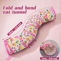 Andiker Cat Tunnel for Indoor Cats - S Pink - image 2