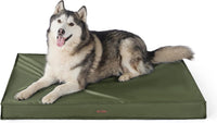 LE SURE Outdoor Waterproof Dog Beds Large Sized - 48"L x 30"W x 4"Th / Olive Green