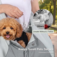 FURTIME Dog Sling Carrier - Gray - image 4