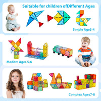 Anbalulu 134PCS Magnetic Building Tiles - 134PCS - image 4