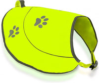 Dog Reflective Vest - Comfortable Jacket Safety Hunting, High Visibility for Dogs with Elastic Straps and Clasp Closure- Yellow, X-Large