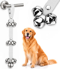 BLUETREE Dog Doorbells Premium Quality Training Potty Great Dog Bells - 05-Light Grey