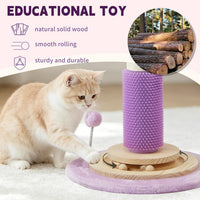 40'' Tall Sisal Cat Scratching Post - pruple-45inch - image 3