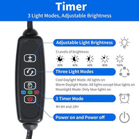 AQUANEAT LED Aquarium Light for 18 to 24 Inch Fish Tank, Auto On Off with Timer, Full Spectrum, Adjustable Brightness, Daylight Moonlight Mode, for Fresh Water Low-to-Mid Light Plants