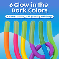 BUNMO Stretchy Strings, Stimulating & Fun Fidget Toys for Kids - Glow in the Dark - 6 Pack - image 2