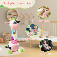 Dancing Talking Giraffe Toy, Singing Giraffe Baby Toys for Kids – Fun for Kids & Family - Cow - image 4