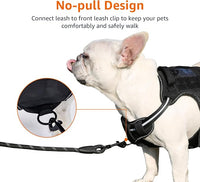 Amazon Basics No Pull Dog Harness, Adjustable Front Clip, Tactical Vest, X-Large, Black