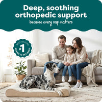 FurHaven Orthopedic Dog Bed for Large Dogs - Jumbo Plus/XXL / Cream - image 2