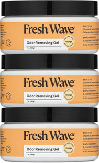 Fresh Wave Lemon Odor Removing Gel - Orange / 7 Fl Oz (Pack of 3)