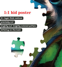 Cafly spiral staircase 1000 piece jigsaw puzzle with playing cards illusion - view 9