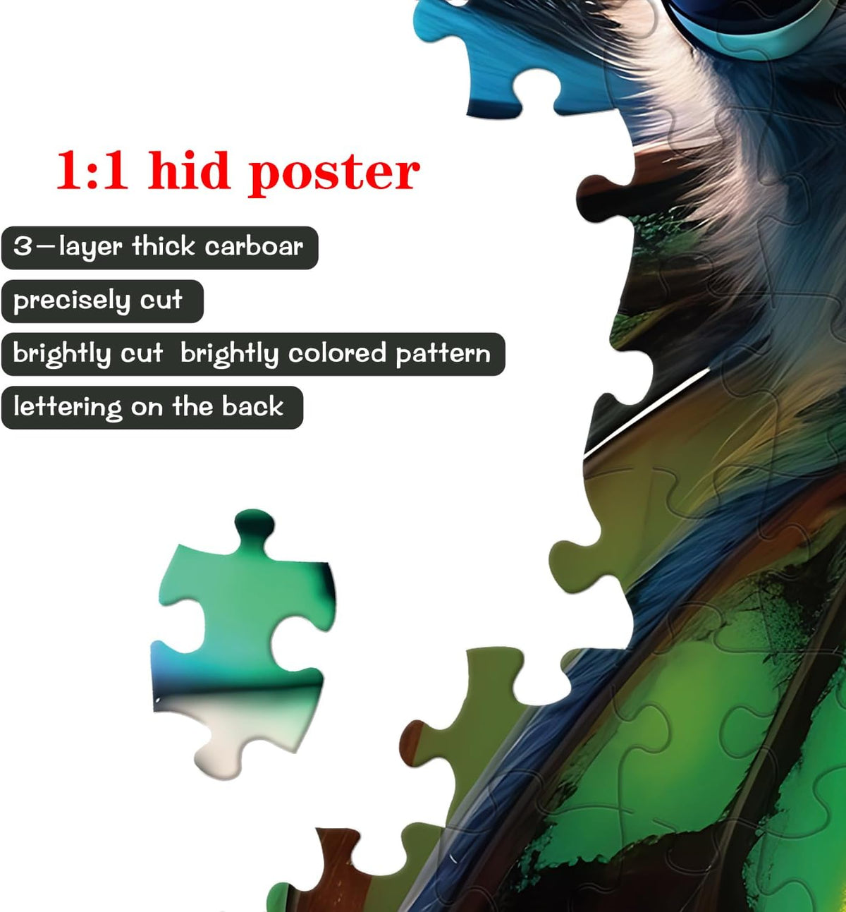 Cafly spiral staircase 1000 piece jigsaw puzzle with playing cards illusion - view 9