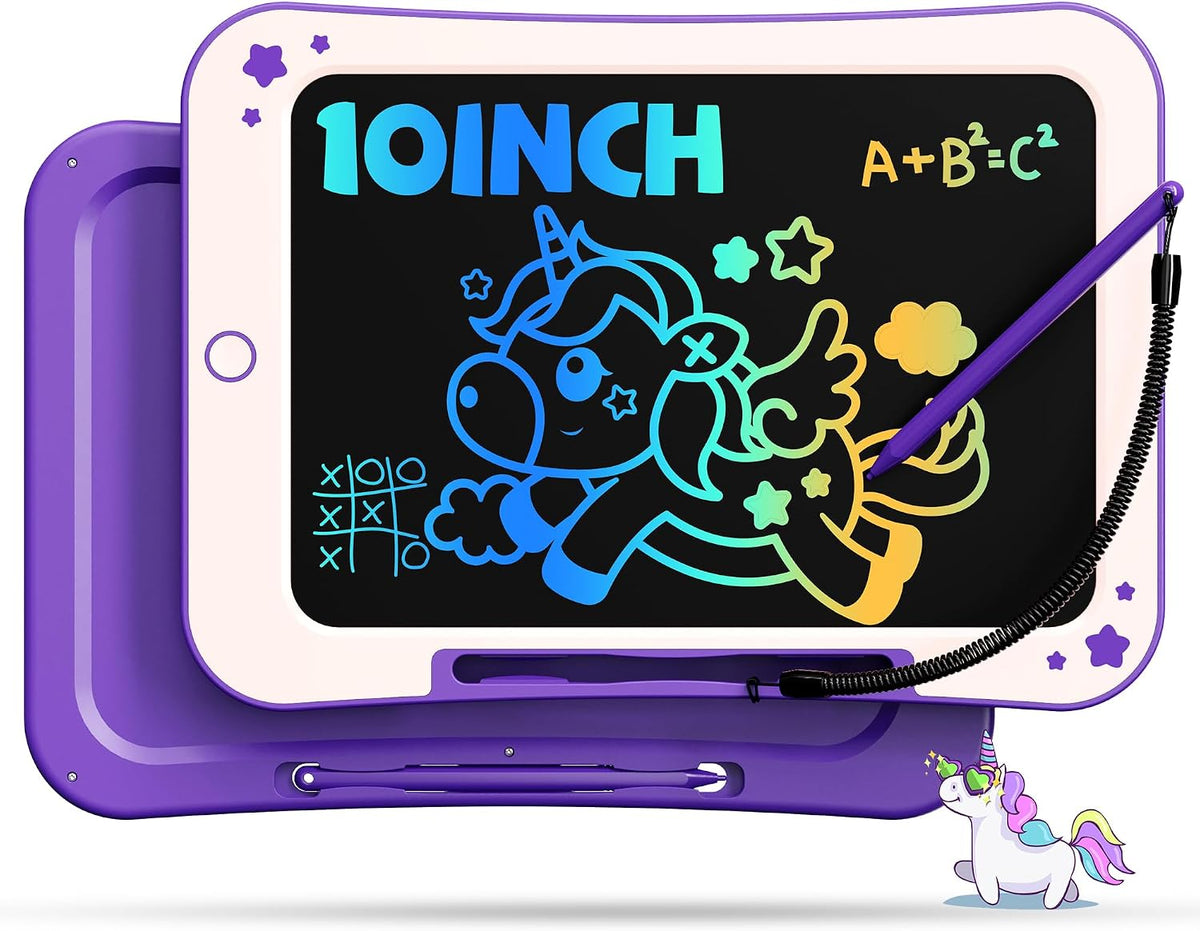 TEKFUN 2 Pack LCD Writing Tablet with Stylus - Purple / 10 inches