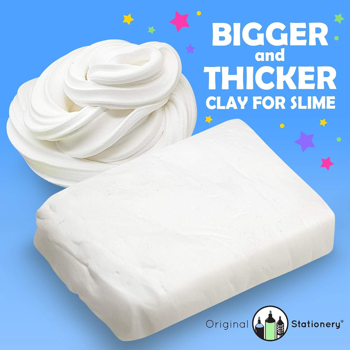 Original Stationery Soft Clay for Slime - Original Size - 230g - image 2