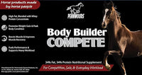 Body Builder Compete: Advanced Horse Weight Gain Supplement, Designed for Competition and Sale, 11lb Bag