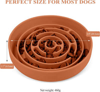 Coomazy Extra Large Slow Feeder Bowl - Orange / L - image 2