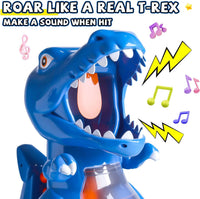 EagleStone T-Rex Dinosaur Shooting Target Game Toys with Air Power - Blue - image 2