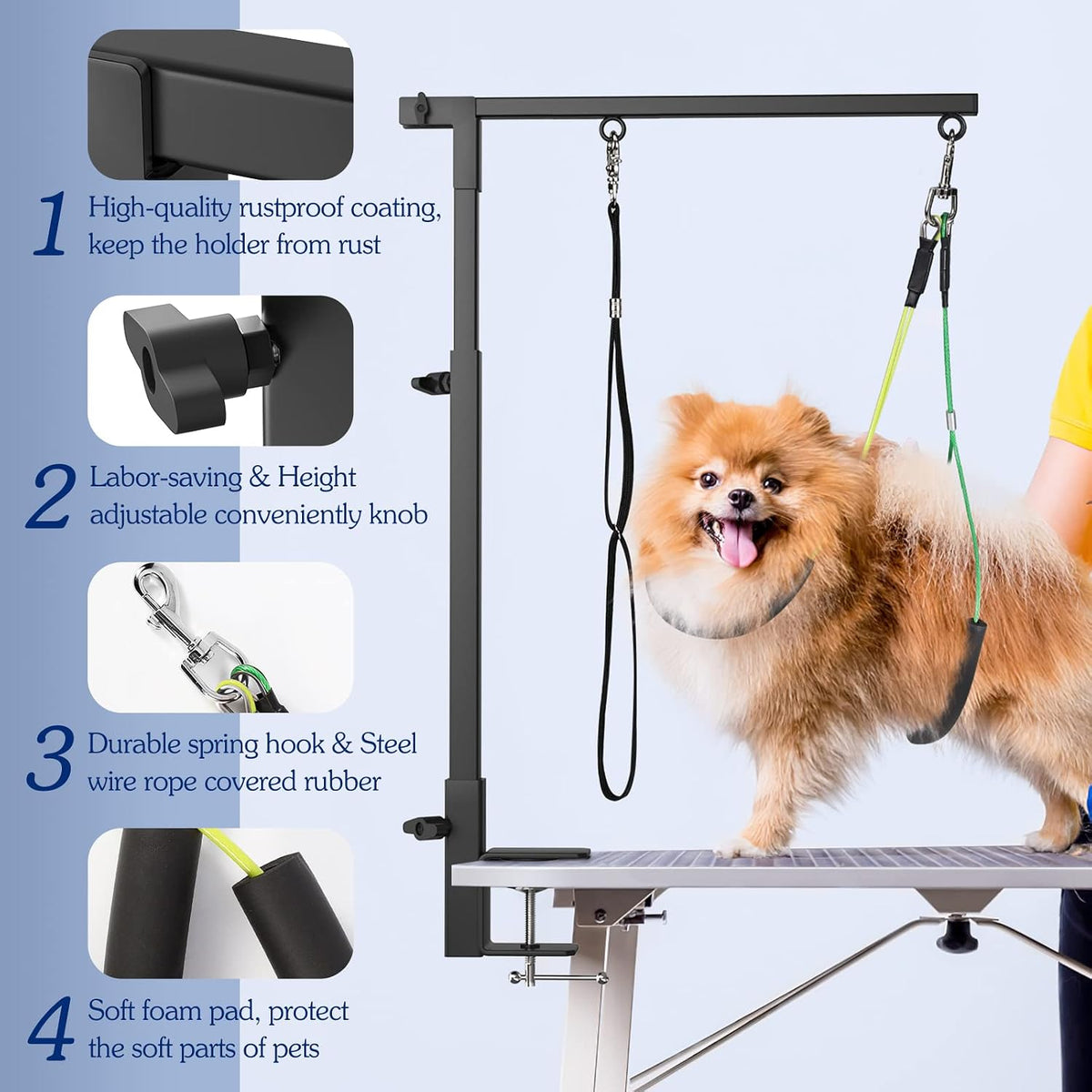 Pawaboo Dog Grooming Table Arm with Clamp - image 4