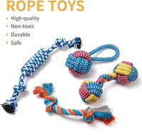 Toozey 7 Pack Small Dog Toys, Puppy Teething Toys - image 3