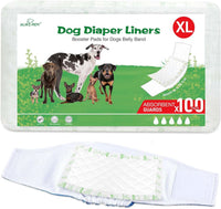Dog Diaper Liners 100ct Super Absorption Disposable Dog Diaper - X-Large / 100