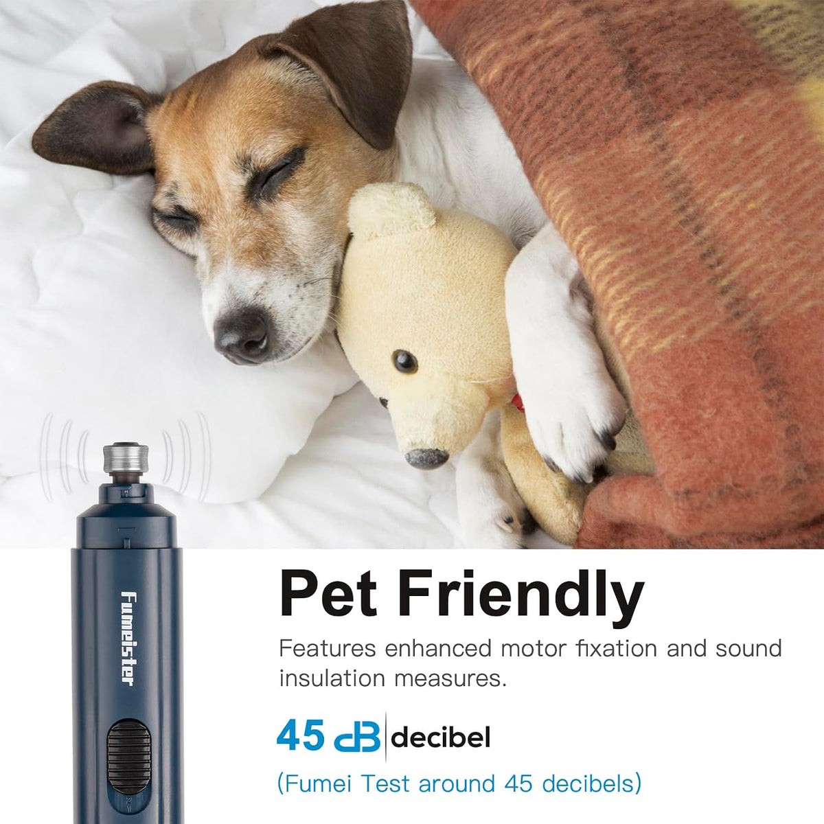 Pet Nail Grinder for Dogs - Blue - image 4