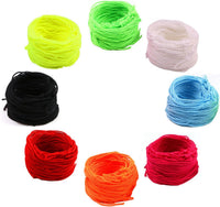 PENTA ANGEL 80 pack polyester yoyo strings in lime green, yellow, orange, blue, rose, red, black and white