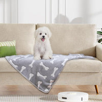 1 Pack 3 Puppy Blanket, Fleece Pet Small Dog Blanket for Puppy Cat, 40"x30" – Essentials for Dogs - Medium(29"x20") / Bone/Love/Star - image 3